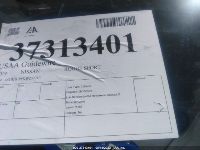 JN1BJ1CP8KW232210 Nissan Rogue Sport S