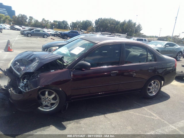 2001 HONDA CIVIC LX VIN: JHMES16521S003799