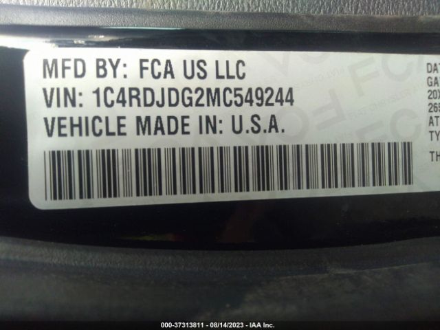 1C4RDJDG2MC549244 Dodge Durango Gt Plus