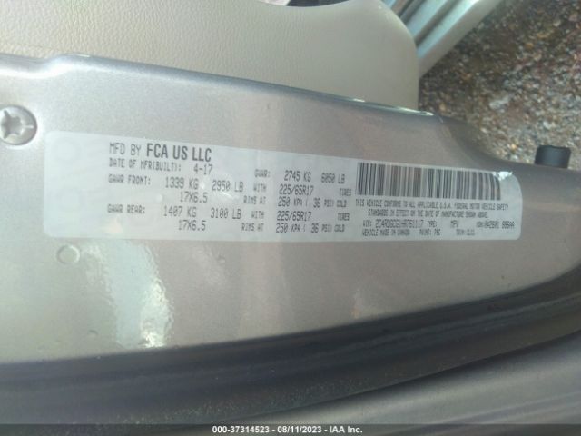 2C4RDGCG1HR761117 Dodge Grand Caravan Sxt