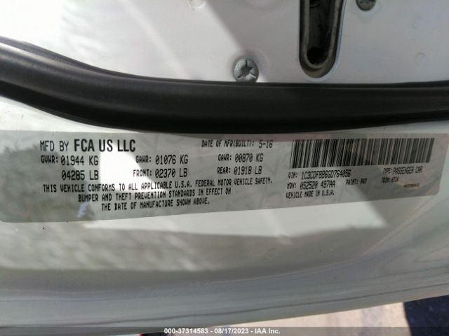 1C3CDFBB6GD764056 Dodge DART SXT