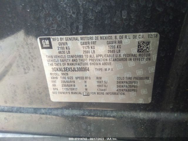 3GKALSEX5JL300364 GMC Terrain Denali