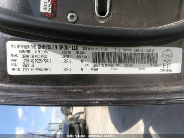 1C6RR7FT5ES178755 RAM 1500 St