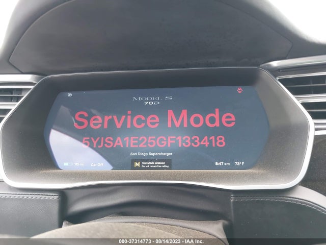 Tesla Model S 90d/70d/75d/60d/85d 2016 5YJSA1E25GF133418 Image 10