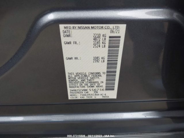 1N4BZ1CV8MC556756 Nissan Leaf Sv Plus