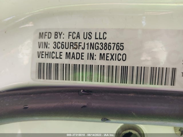 3C6UR5FJ1NG386765 RAM 2500 Laramie