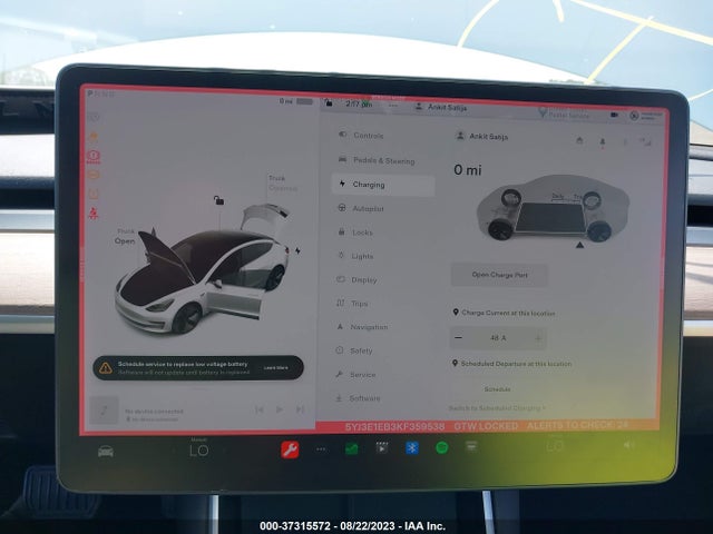 Tesla Model 3 Long Range/performance 2019 5YJ3E1EB3KF359538 Image 17