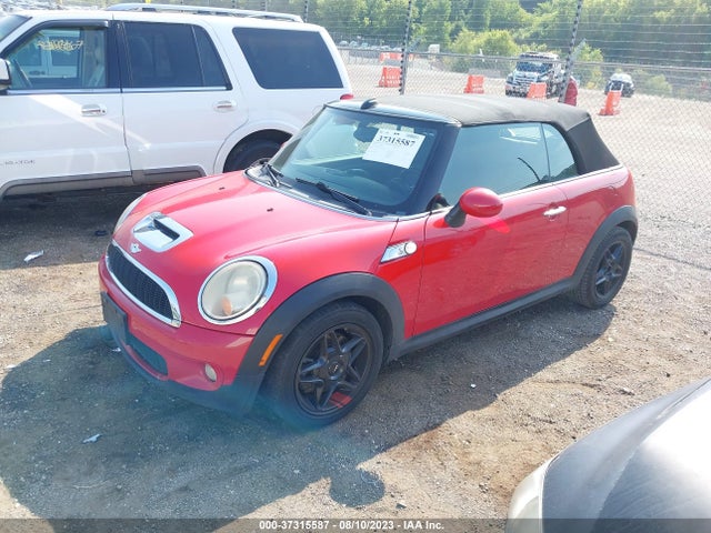 2009 MINI COOPER CONVERTIBLE WMWMS33549TY50338 Photo 1