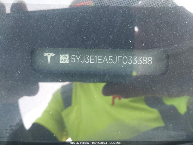 Tesla Model 3 Range Battery 2018 5YJ3E1EA5JF033388 Image 9