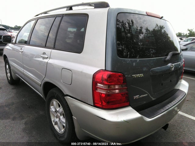 2002 TOYOTA HIGHLANDER VIN: JTEGF21A720067192
