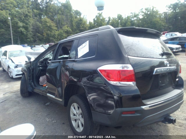 2013 TOYOTA HIGHLANDER VIN: 5TDBK3EH1DS217031