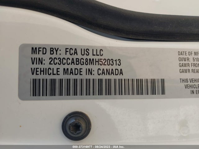 2C3CCABG8MH520313 Chrysler 300 300s