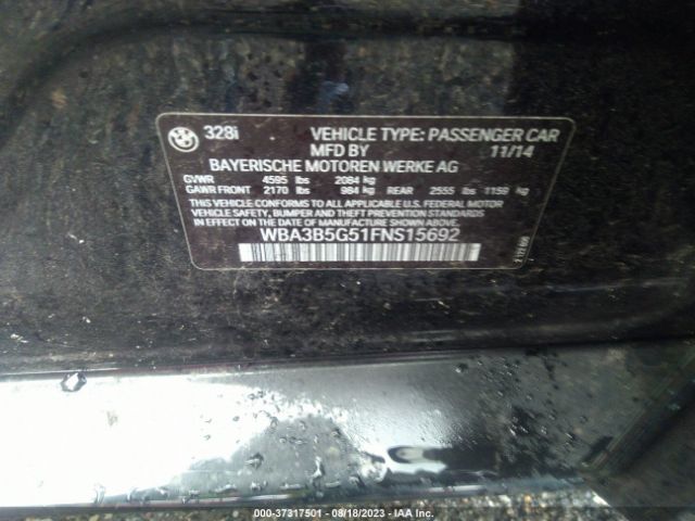 WBA3B5G51FNS15692 BMW 3 Series 328i Xdrive
