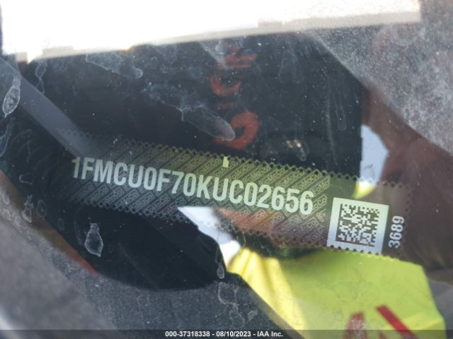 1FMCU0F70KUC02656 Ford ESCAPE S