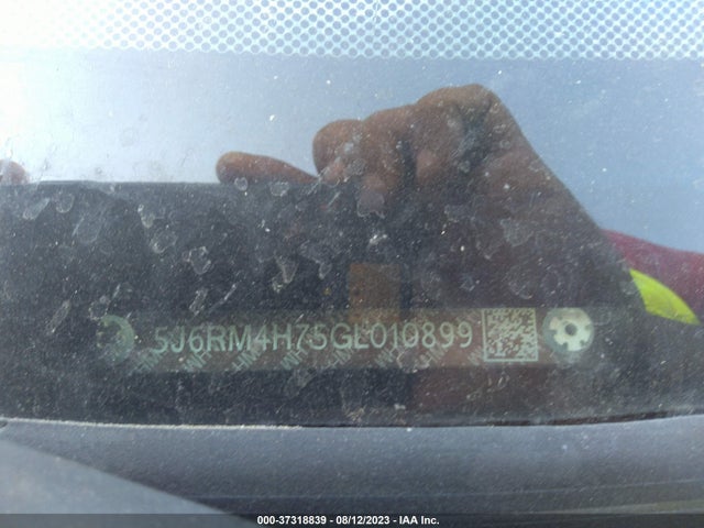 Honda Cr-v Ex-l 2016 5J6RM4H75GL010899 Image 9