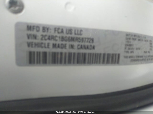 2C4RC1BG6MR597729 Chrysler Pacifica Touring L