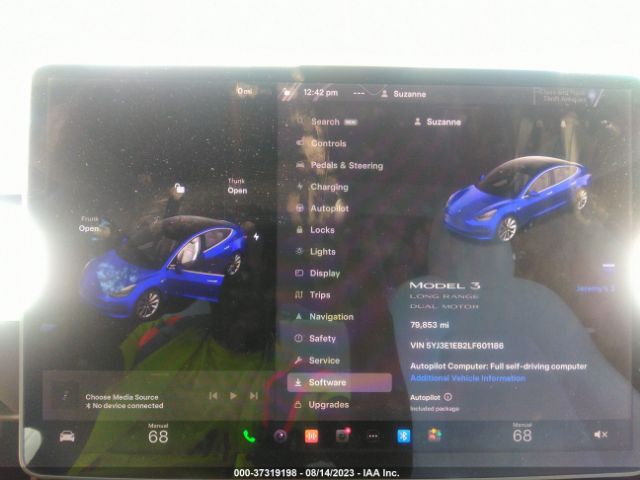 5YJ3E1EB2LF601186 Tesla Model 3 Long Range
