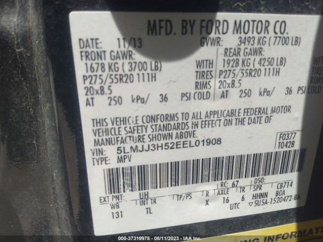 5LMJJ3H52EEL01908 Lincoln NAVIGATOR L