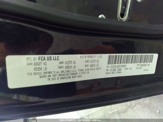 2C3CDXJG8FH754987 Dodge Charger Sxt