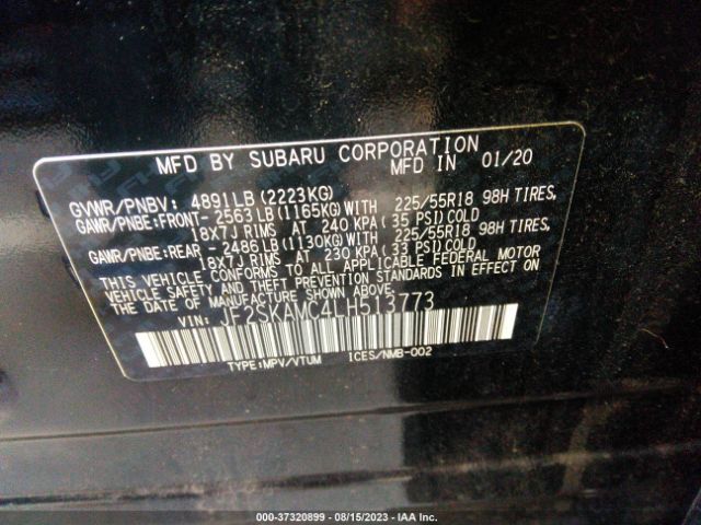 JF2SKAMC4LH513773 Subaru Forester Sport