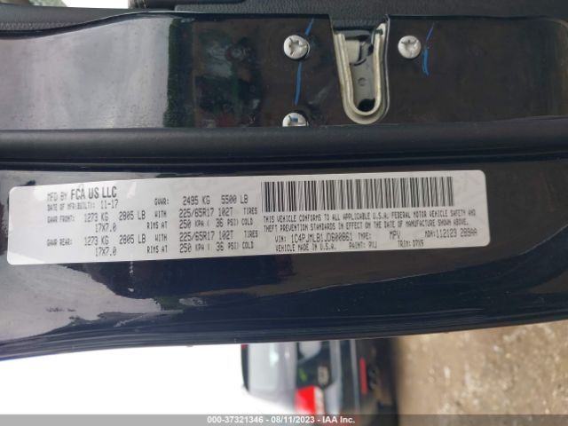 1C4PJMLB1JD600861 Jeep Cherokee Latitude Plus
