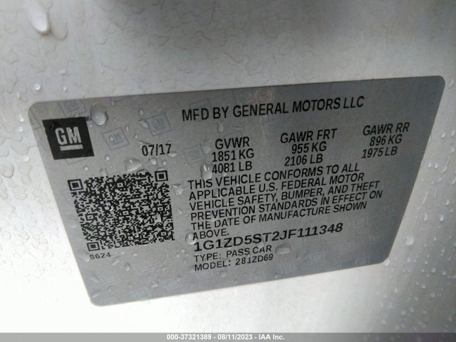 Chevrolet MALIBU LT 2018 1G1ZD5ST2JF111348 Image 9
