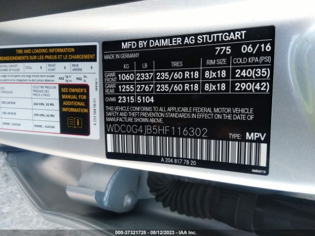 WDC0G4JB5HF116302 Mercedes-Benz GLC