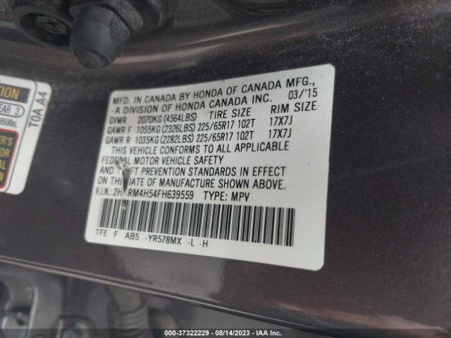 2HKRM4H54FH639559 Honda CR-V EX