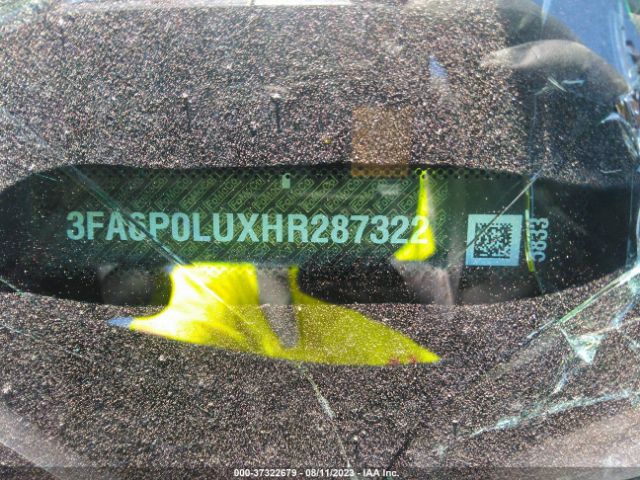 3FA6P0LUXHR287322 Ford Fusion Hybrid Se