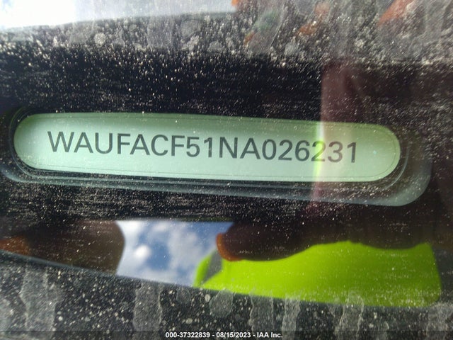WAUFACF51NA026231 Audi A5 Sportback S Line Premium Plus