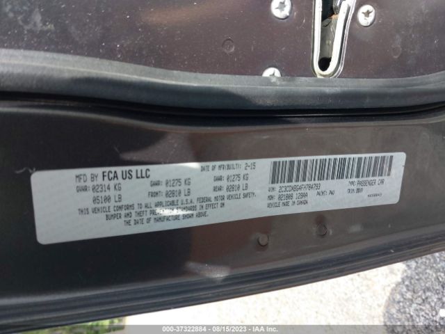 2C3CDXBG4FH784793 Dodge Charger Se