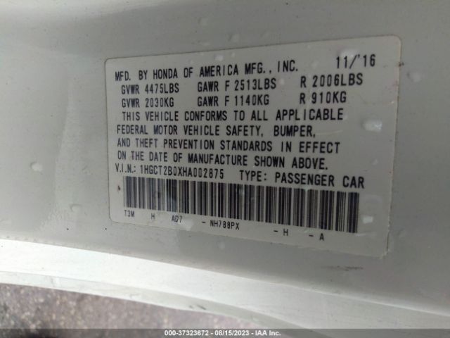 1HGCT2B0XHA002875 Honda Accord Touring V6