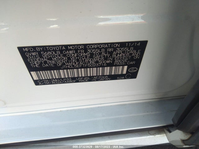 JTHCL5EF1F5023716 Lexus LS 460
