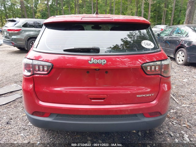 2019 JEEP COMPASS SPORT VIN: 3C4NJCAB3KT726204