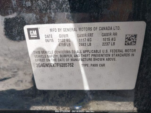 2G4GN5EX7F9285762 Buick Regal Premium I