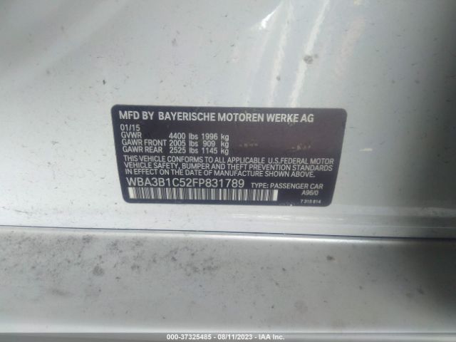 WBA3B1C52FP831789 BMW 3 Series 320i