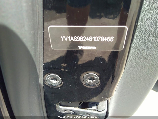 2008 VOLVO S80 3.2L VIN: YV1AS982481078466