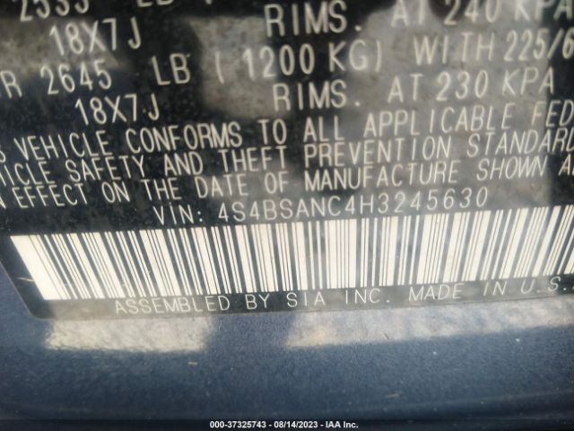 4S4BSANC4H3245630 Subaru Outback Limited