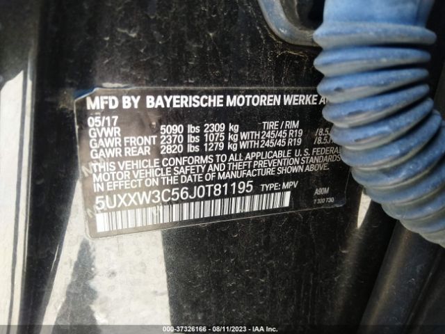 5UXXW3C56J0T81195 BMW X4 Xdrive28i