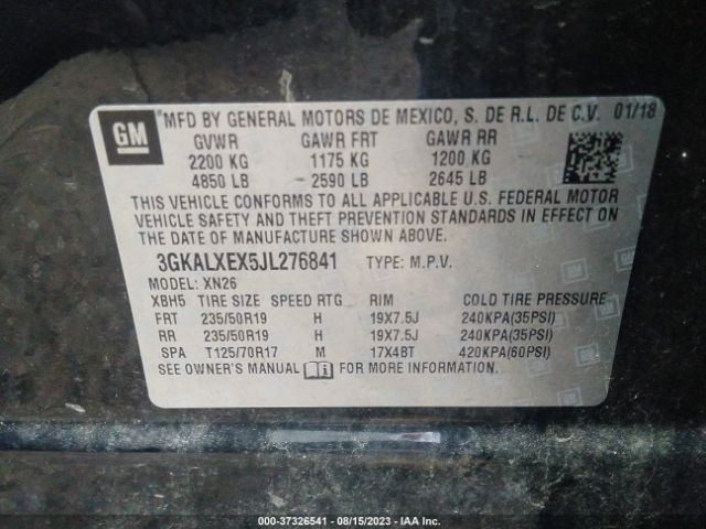 3GKALXEX5JL276841 GMC Terrain Denali