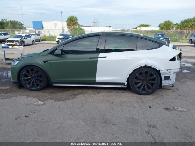 2022 TESLA MODEL X PLAID VIN: 7SAXCBE60NF355552