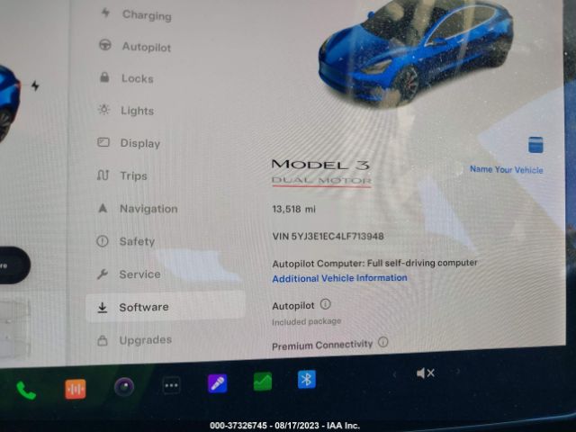 5YJ3E1EC4LF713948 Tesla Model 3 Performance