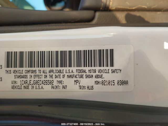 1C4RJEJG0EC426502 Jeep Grand Cherokee Summit