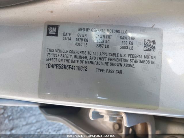 1G4PR5SK6F4118812 Buick Verano Convenience Group