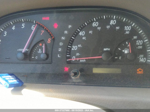 2004 TOYOTA CAMRY LE/SE/XLE/STD VIN: 4T1BE32K34U807469