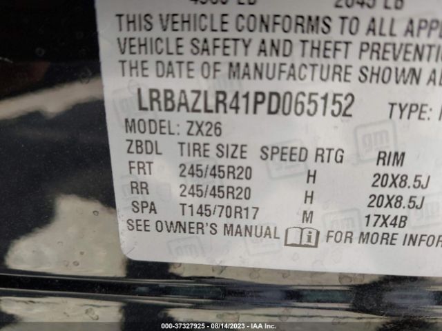 LRBAZLR41PD065152 Buick Envision Preferred