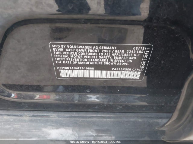 WVWRN7AN4EE510888 Volkswagen Cc Executive