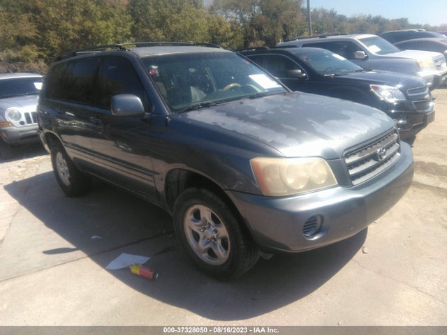 2003 TOYOTA HIGHLANDER VIN: JTEGF21A930113686