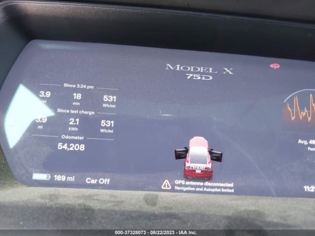 5YJXCAE29JF119884 Tesla Model X 75d/100d/p100d