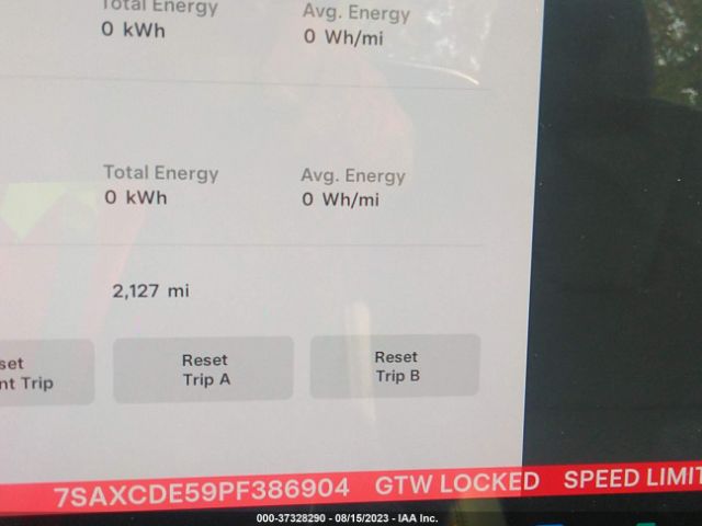 7SAXCDE59PF386904 Tesla MODEL X